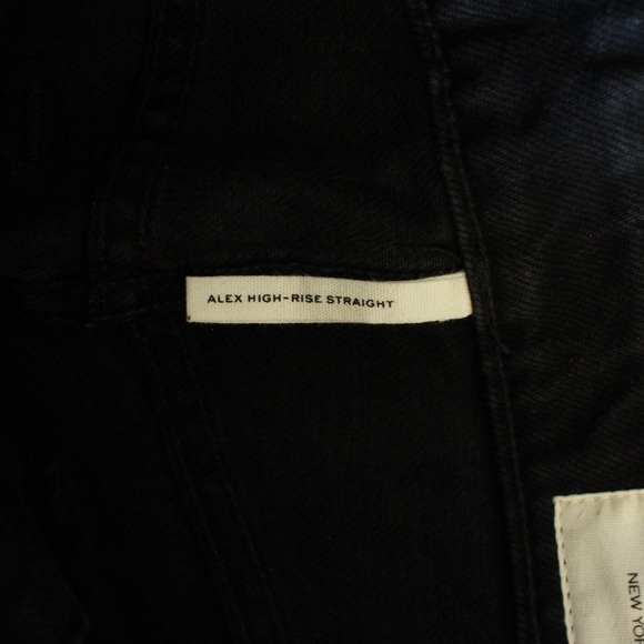 RAG & BONE “Alex” High Rise Straight Jean - Picture 9 of 12